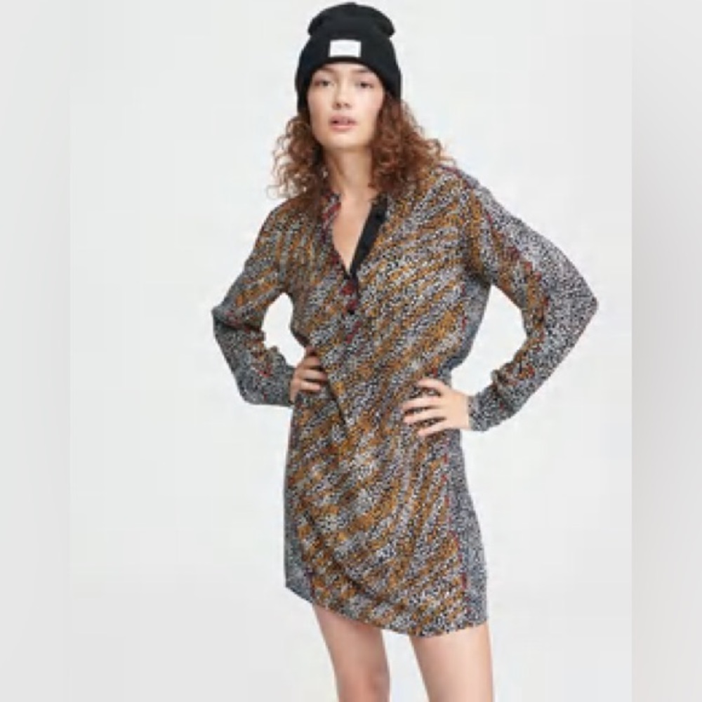 Rag & Bone Colette Silk Shirt Dress
